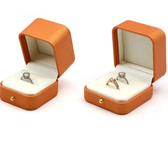 Boîte à Bague Créative En Forme De Rose - Étui Pour Mariage Ou Fiançailles, Dimensions 26.5x4x4 Cm