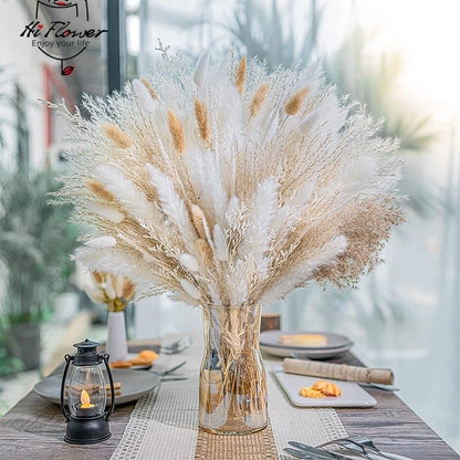 Grand Bouquet de Pampa Séchée Mariage — vue 2