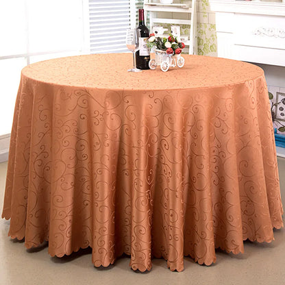 Nappe Ronde Jacquard Damassé Mariage