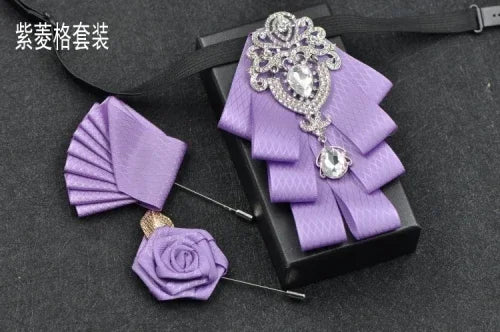 Nœud papillon mariage rubans style anglais — vue 33