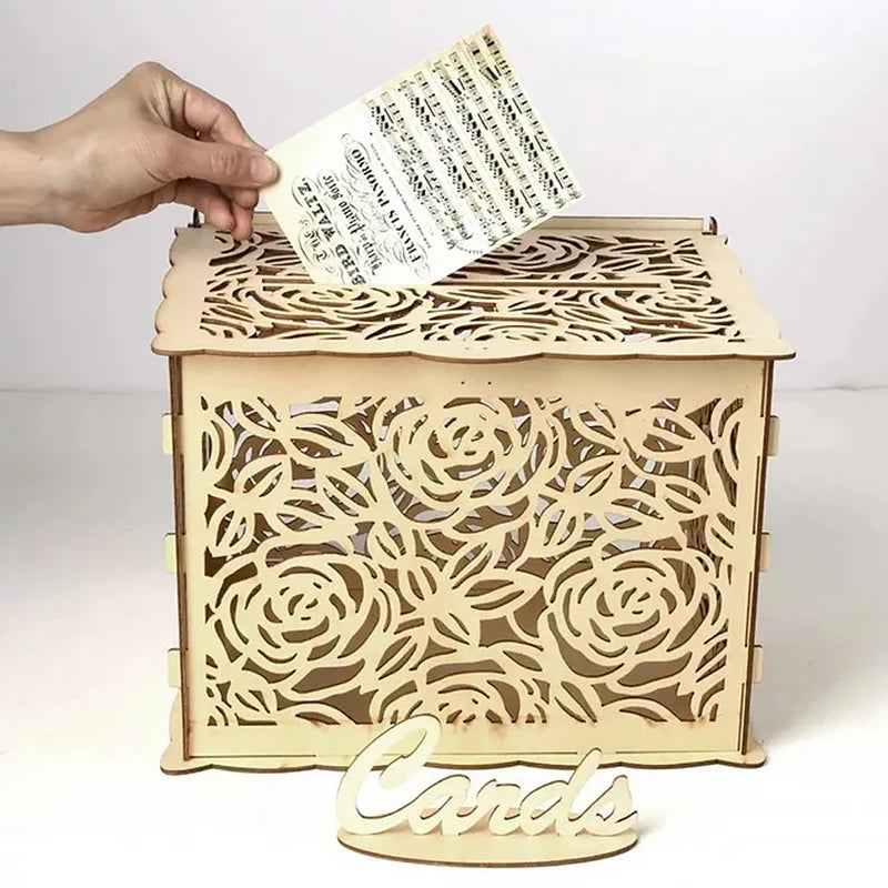 Urne Mariage Bois avec Serrure