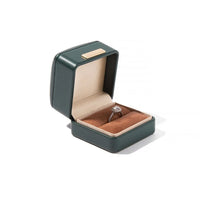 Boîte bague simili cuir boucle dorée — vue 13