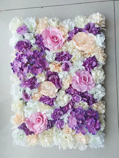 Mur de Roses Artificielles Mariage — vue 14