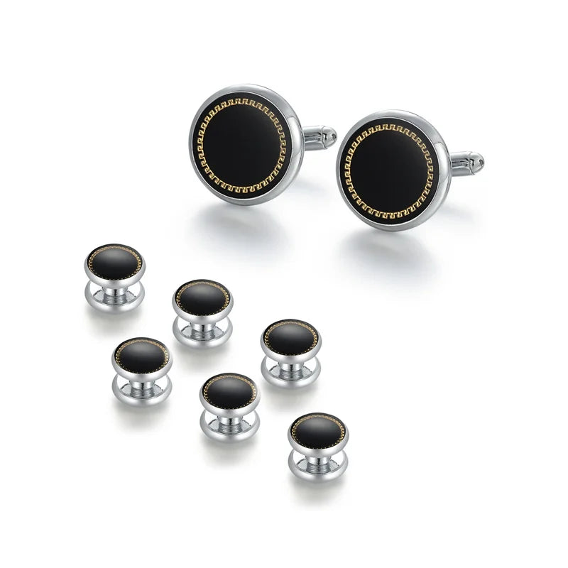 Boutons de Manchette Mariage et Plastron