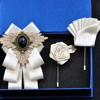 Nœud Papillon Mariage Broche Strass