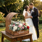 Urne Mariage Bois Arche Miroir