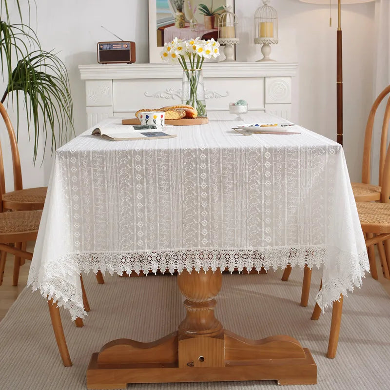Nappe Dentelle Ethnique Brodée