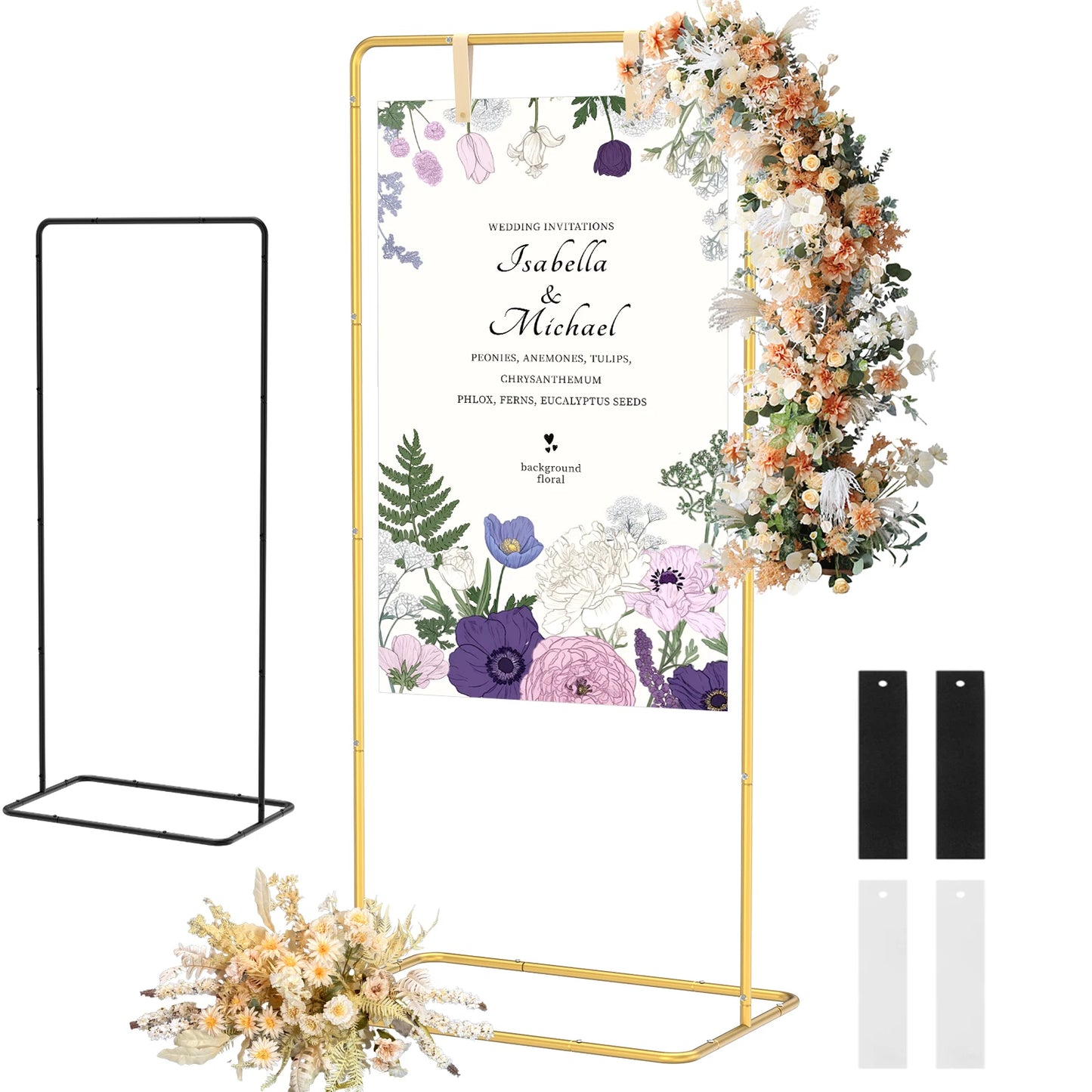 Chevalet Support Panneau Mariage Réglable