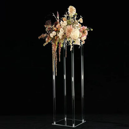 Colonne Centre de Table Mariage Acrylique Transparente