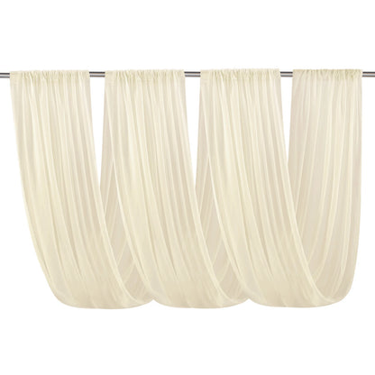 Voilage Arche Mariage Mousseline 12 Coloris