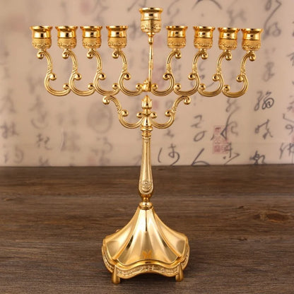 Chandelier en métal pour table d'honneur