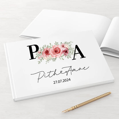 Livre d'Or Mariage Personnalisé 21 Décors au Choix