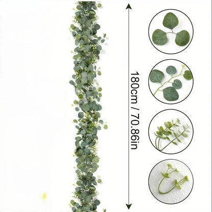 Guirlande Eucalyptus Fleurs Artificielles Mariage 180 cm