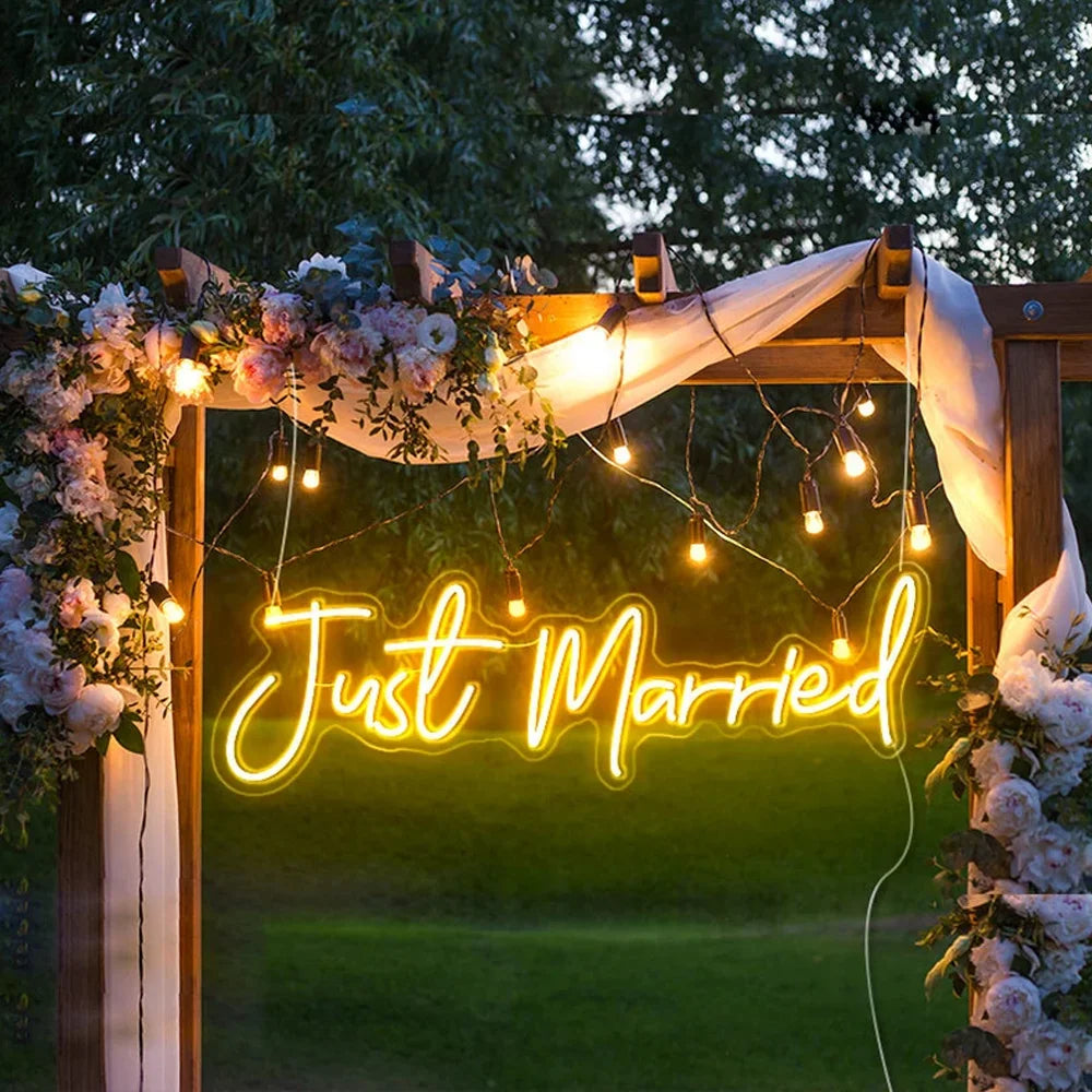 Néon Mariage LED Mots d'Amour