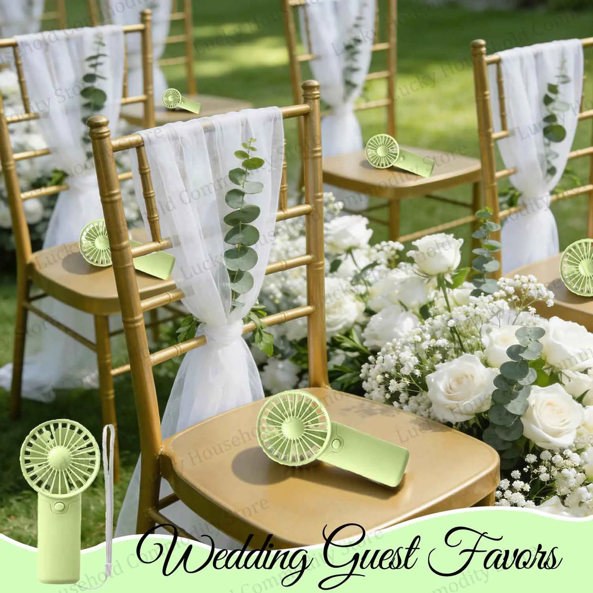 Mini ventilateur cadeau invité mariage — vue 5