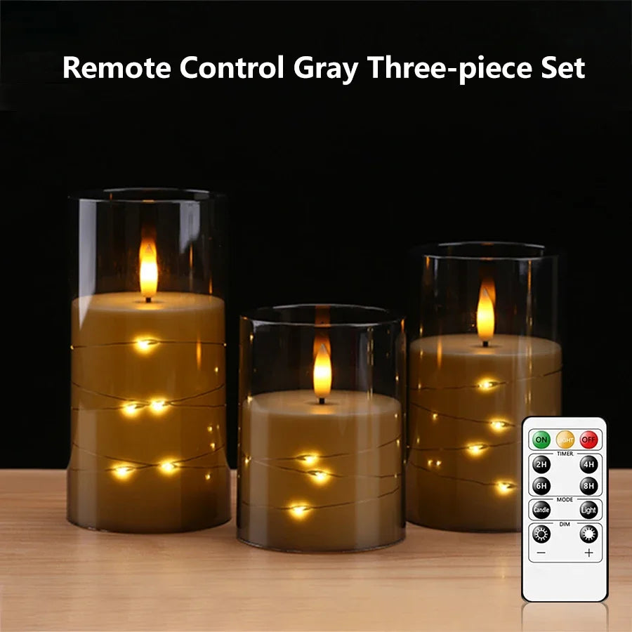 Bougies LED à Télécommande Mariage