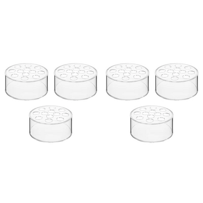 Lot de 6 vases ronds transparents — vue 3