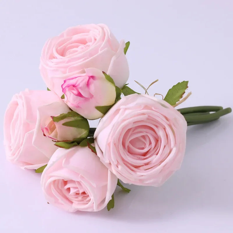 Bouquet de Roses Artificielles Toucher Réel — vue 7