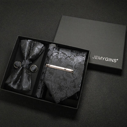 Coffret Cravate Mariage Motif Cachemire