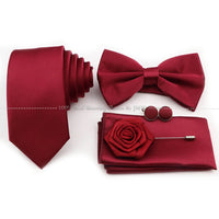 Coffret Nœud Papillon et Cravate Mariage — Coloris N° 82