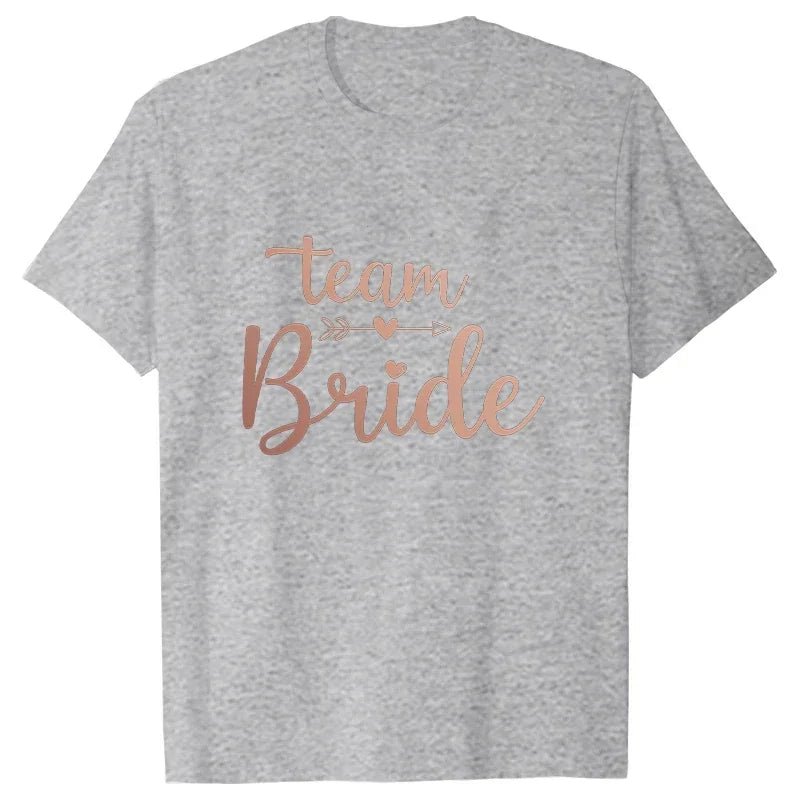 T-shirt EVJF cortège rose gold