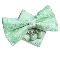 Coffret nœud papillon mariage homme vert — vue 2