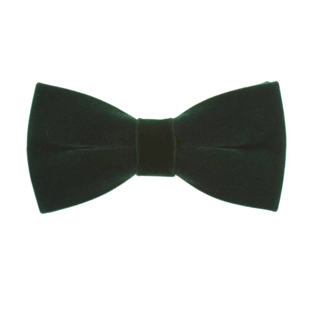 Nœud Papillon Mariage Velours Uni — vue 10