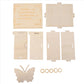 Livre d'or mariage original cadre papillons bois