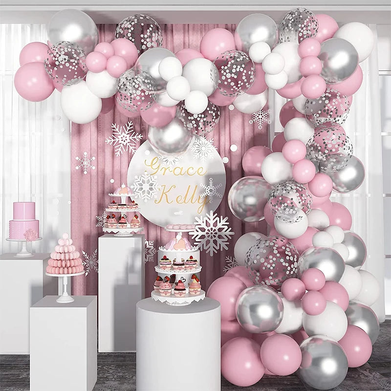 Kit Arche Ballon Mariage Argent