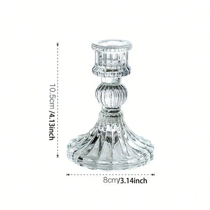 Lot de 3 Photophores Verre Rétro — vue 8