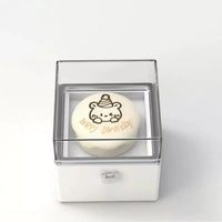Boîte bague ourson blanche surprise — vue 3