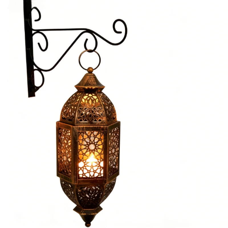Lanterne mariage marocaine en fer — vue 6