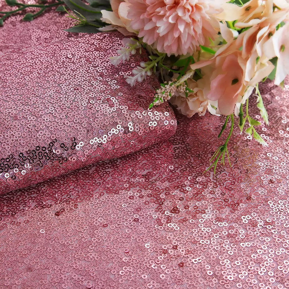 Nappe Ronde à Sequins Mariage — vue 3
