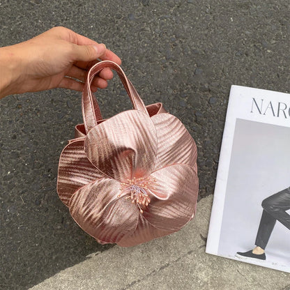 Sac à Main Fleuri Mariée