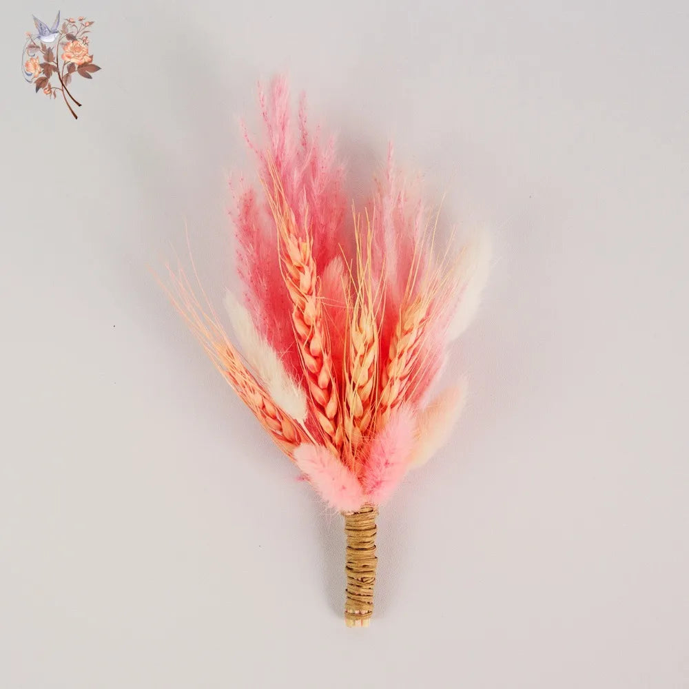 Lot de 6 boutonnières fleurs séchées — vue 5