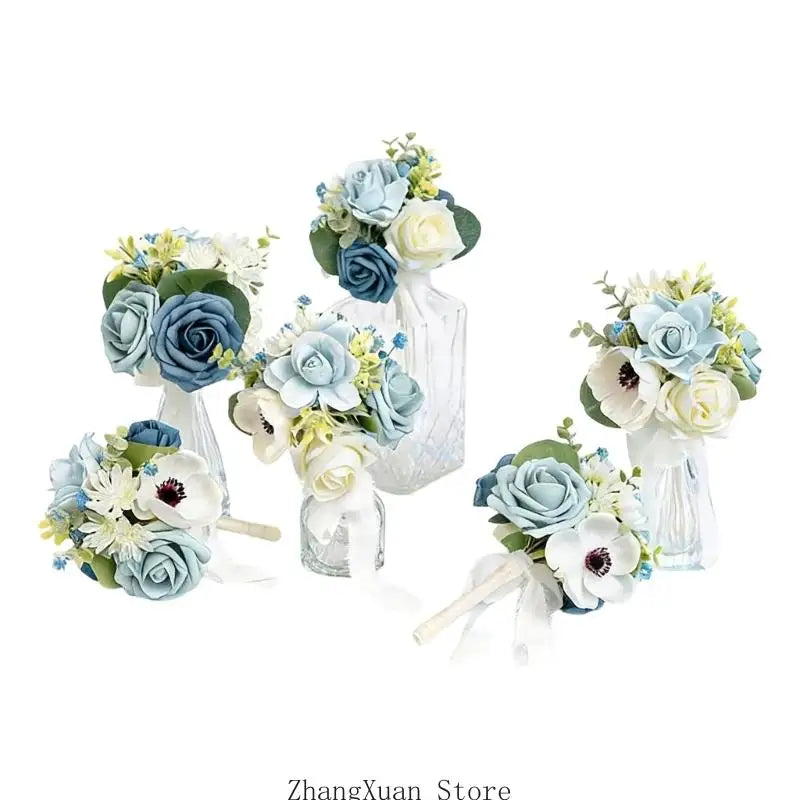6 bouquets mariée et demoiselles d'honneur — vue 9