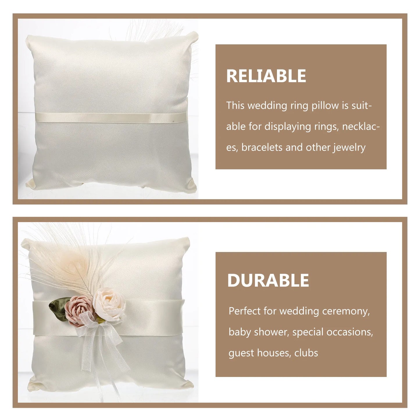 Coussin porte alliance pour cérémonie