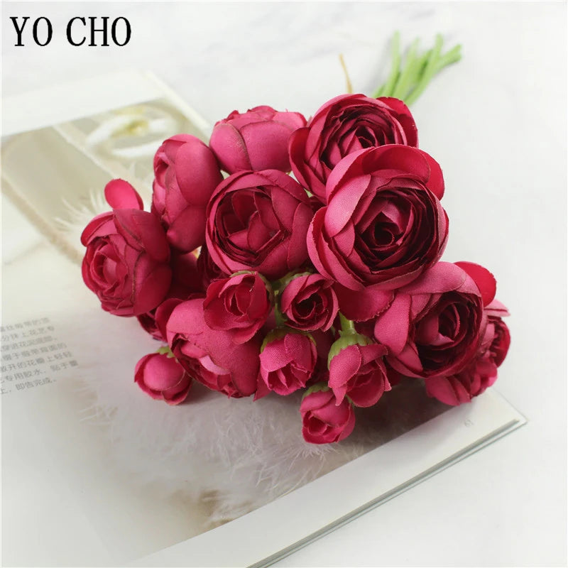 Bouquet de mariée 24 roses artificielles — vue 8