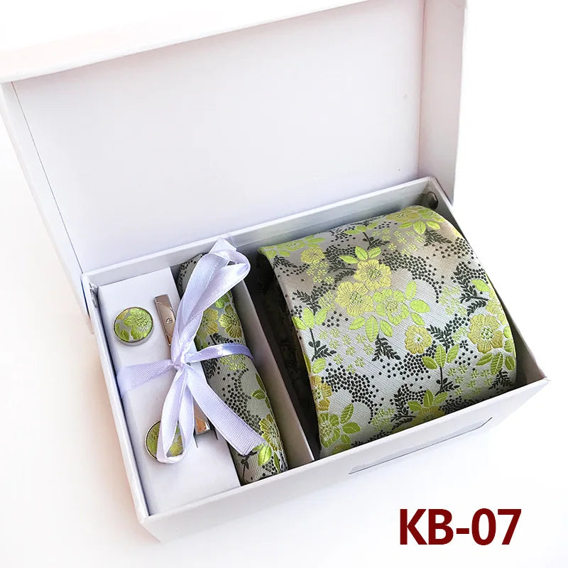 Coffret Cadeau Cravate Mariage Fleurie — vue 9