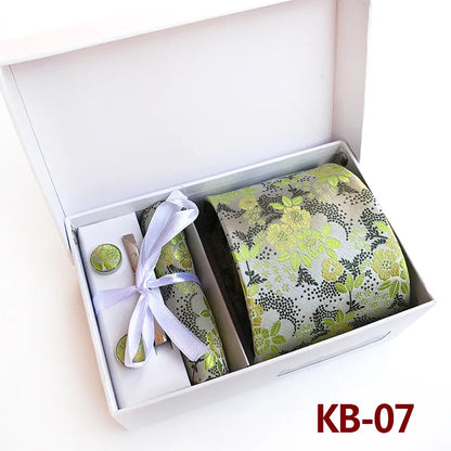 Coffret Cadeau Cravate Mariage Fleurie — vue 9