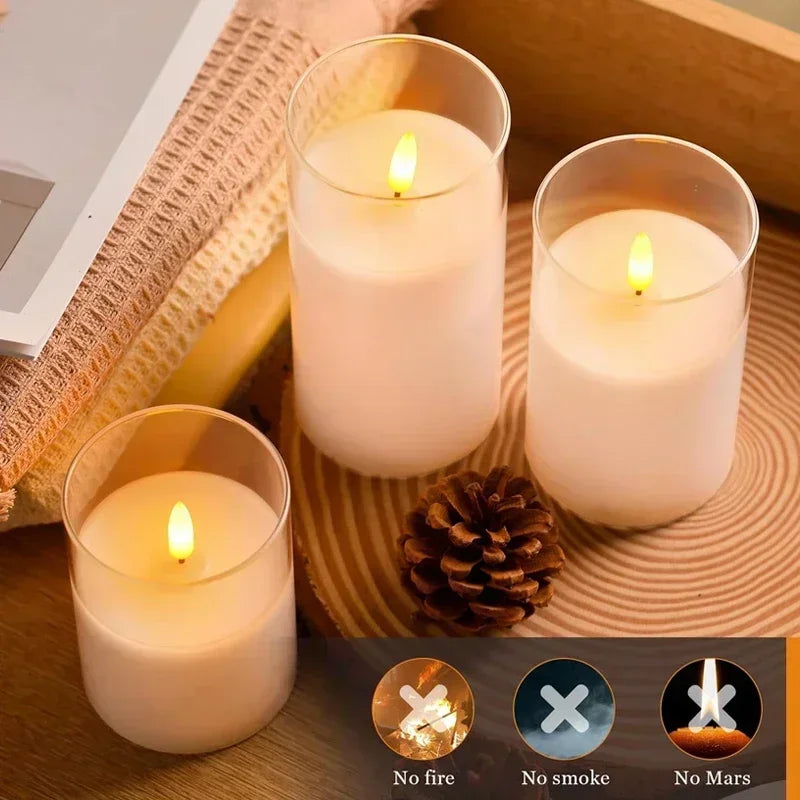 Bougies LED Acrylique Mariage