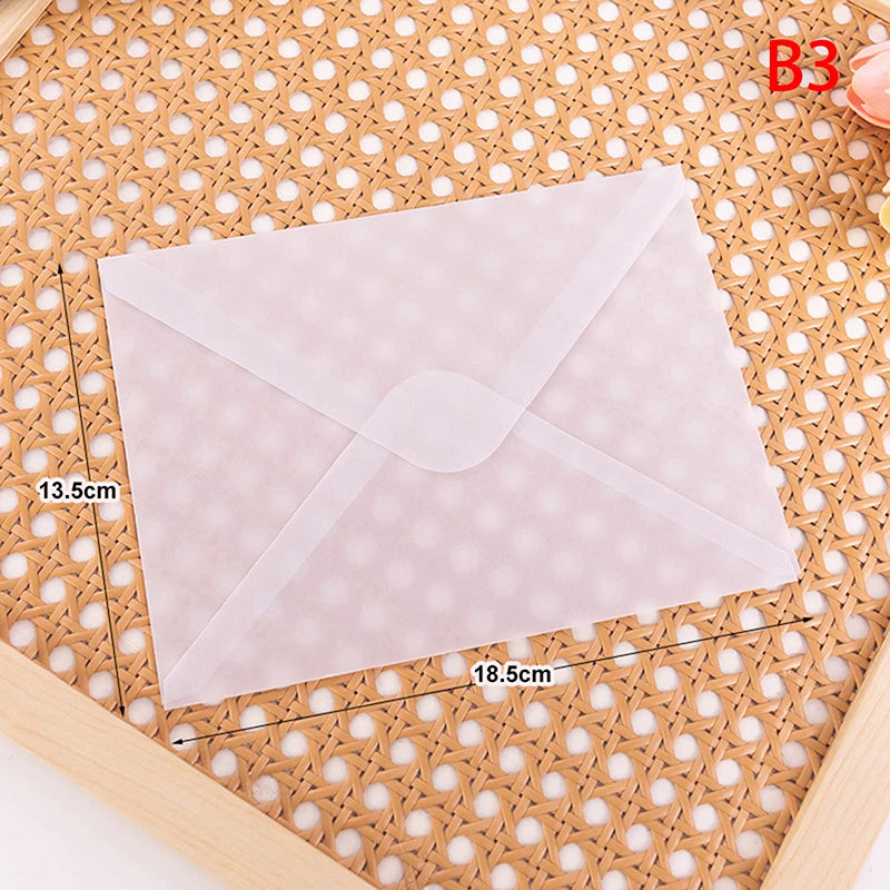 Enveloppes translucides pour faire-part mariage