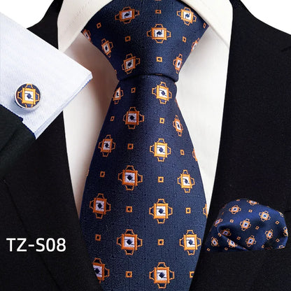 Cravate Mariage Homme et Pochette Assortie