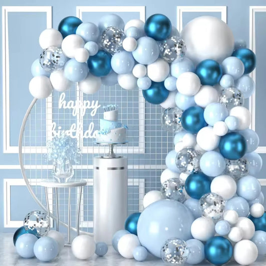 Kit Arche Ballon Mariage Bleu