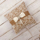 Coussin Alliance Jute Champêtre Vintage