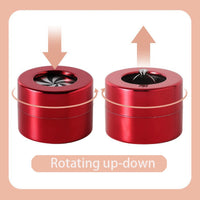 Boîte alliance métal ouverture rotative — vue 3