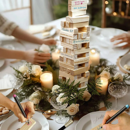 Livre d'or mariage original blocs bois — vue 4