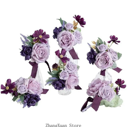 6 bouquets mariée et demoiselles d'honneur — vue 4