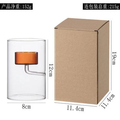 Bougeoir mariage en verre fait main — vue 12