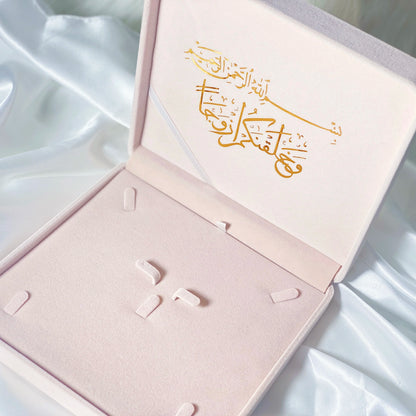 Boîte à Bijoux Velours Personnalisée